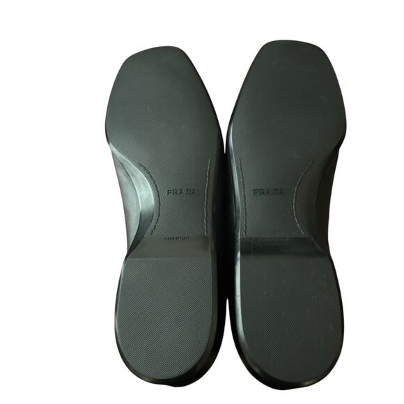 PRADA Slip On Black Dress Loafers Size 9.5 - Picture 7 of 13